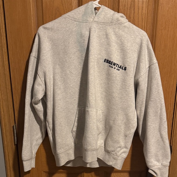 Essentials Men's Heather Gray Hoodie